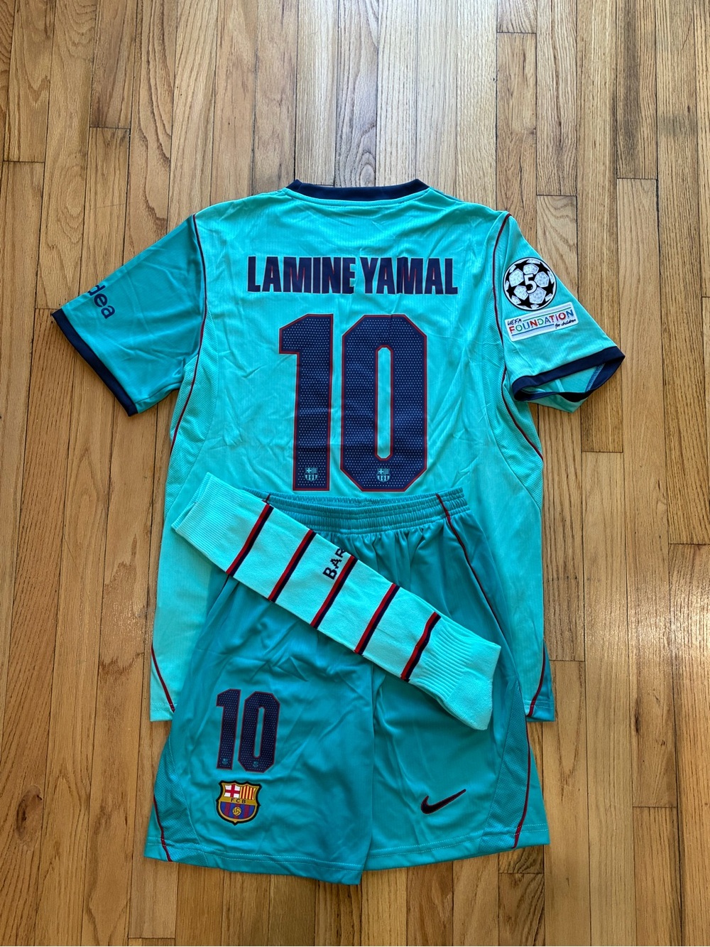 Nike FC Barcelona Lamine Yamal #10 3rd Soccer Kit
